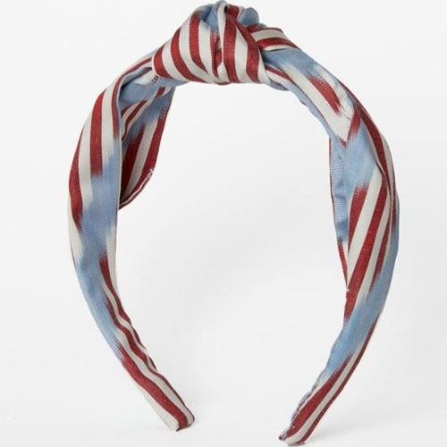 Marg‘ilon Tabiiy Ipak Soch Tasmasi (Headband) – Eksklyuziv Qo‘l Mehnati